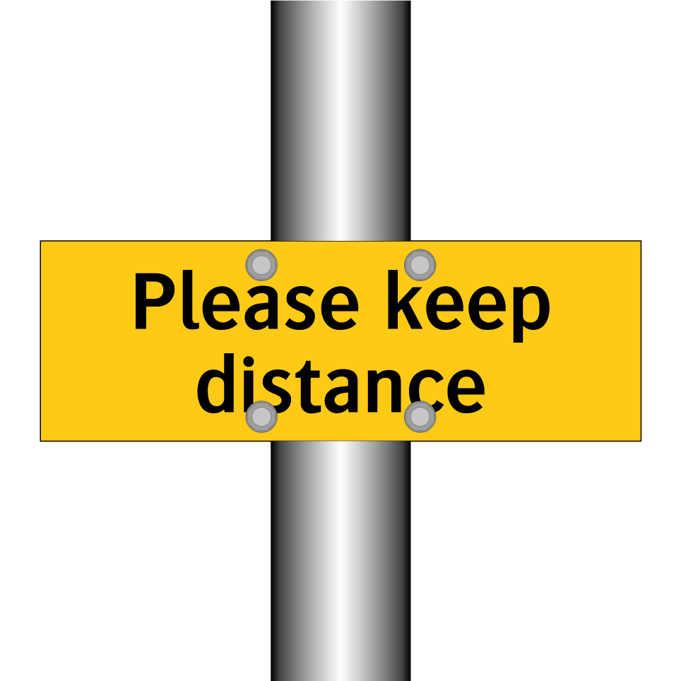 Please keep distance