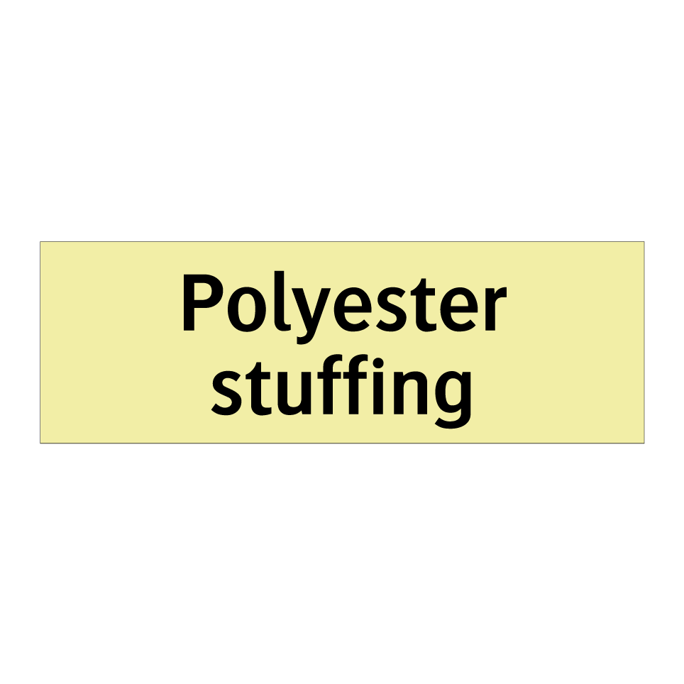 Polyester stuffing