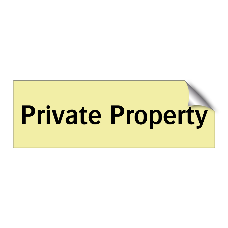 Private Property