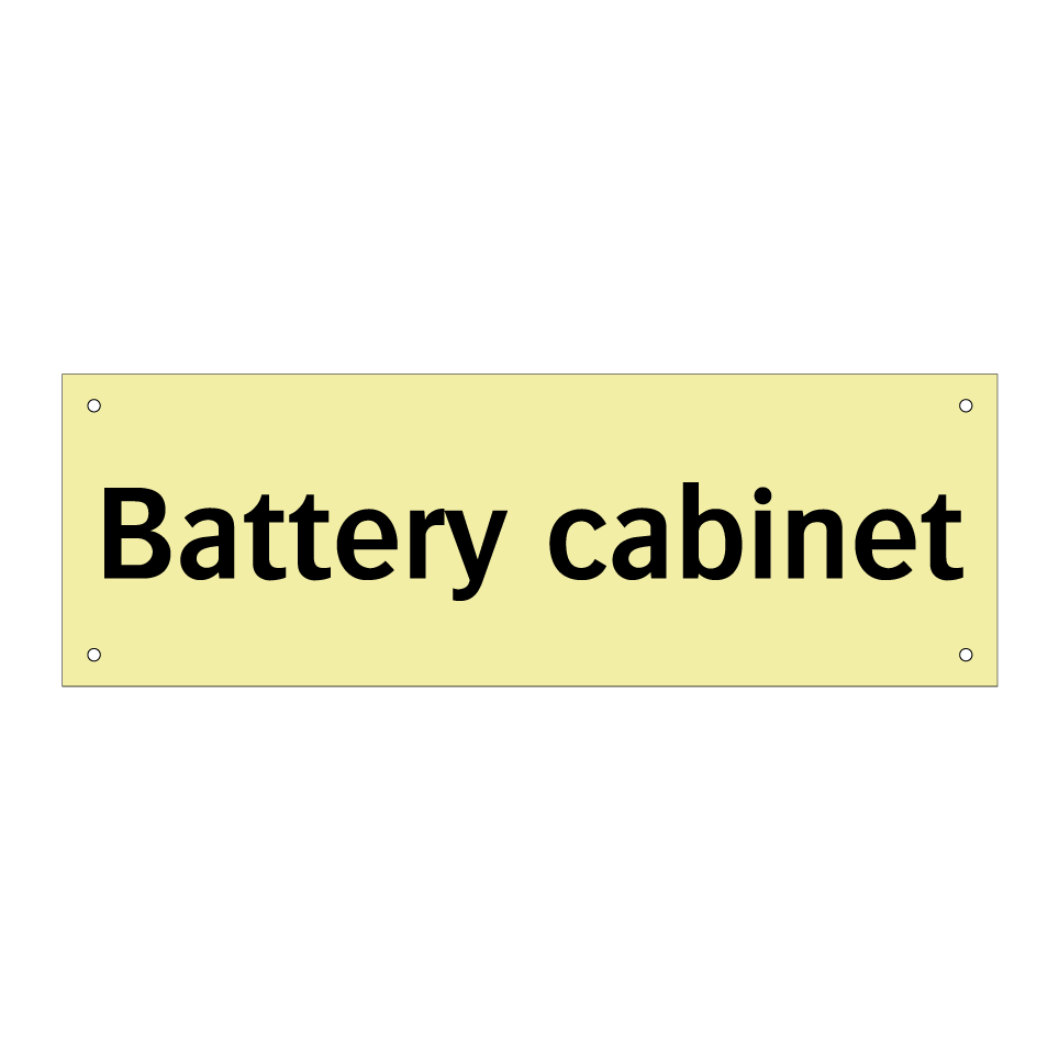 Battery cabinet
