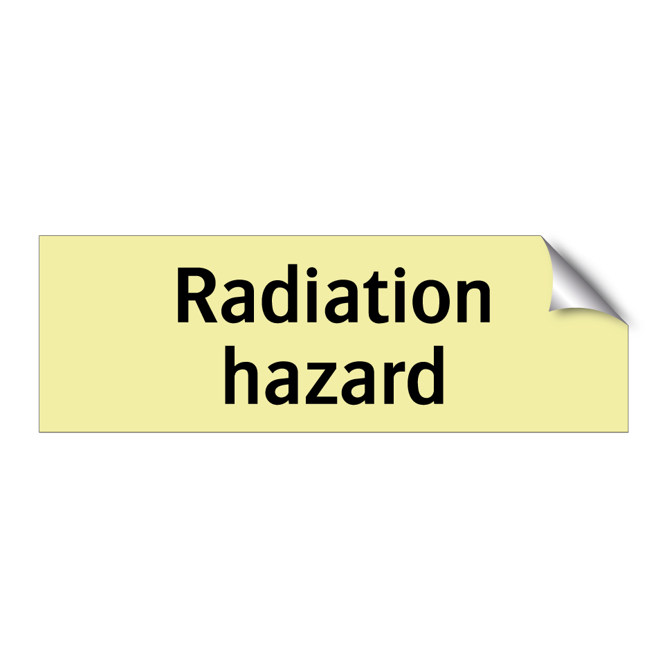 Radiation hazard