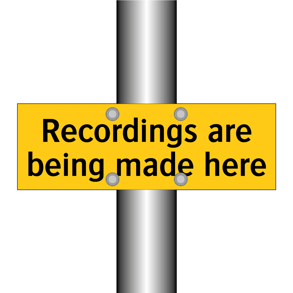 Recordings are being made here