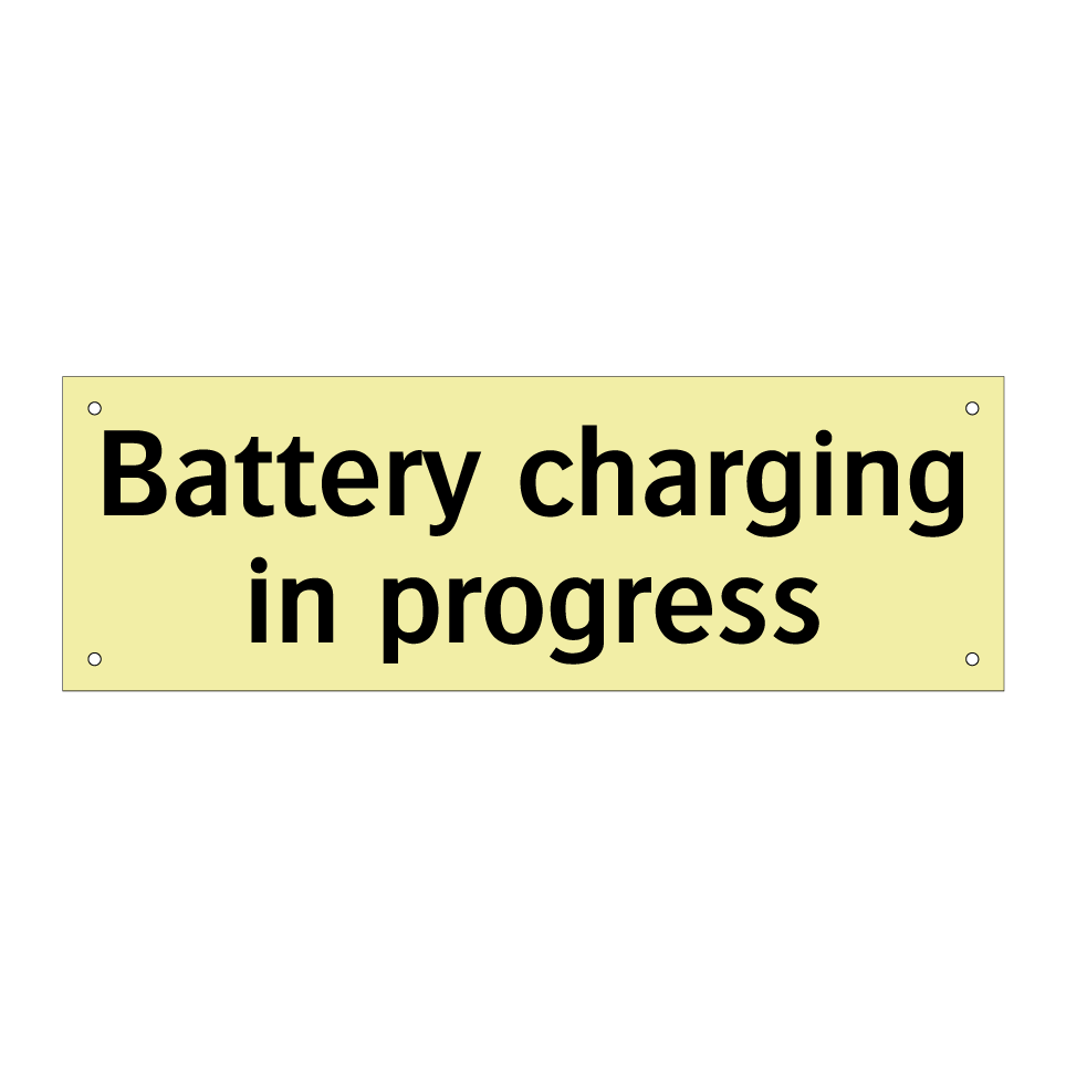 Battery charging in progress