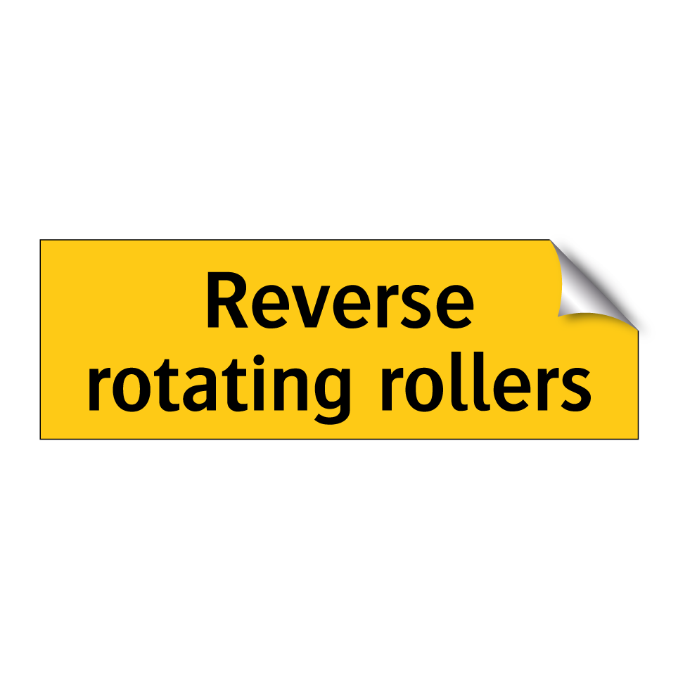 Reverse rotating rollers