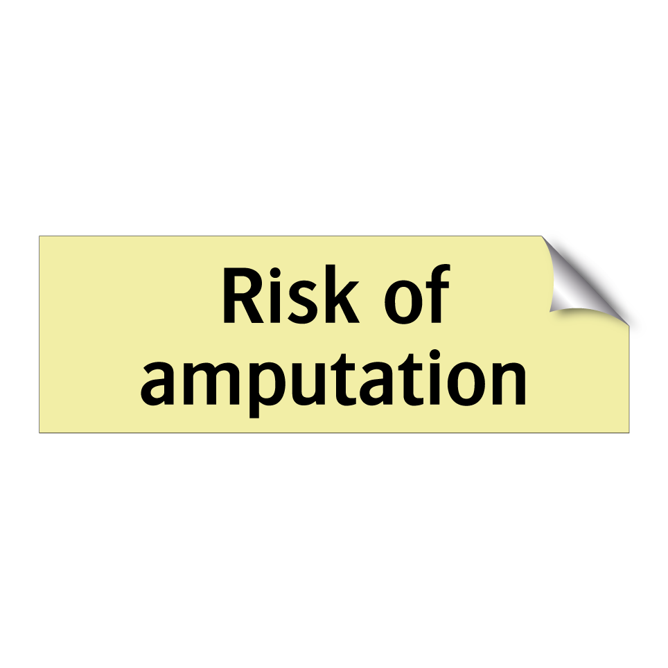Risk of amputation