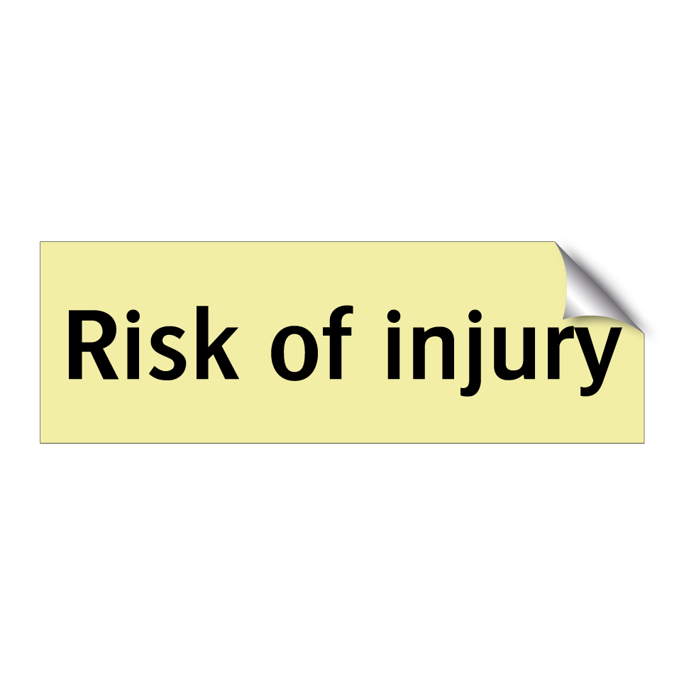 Risk of injury