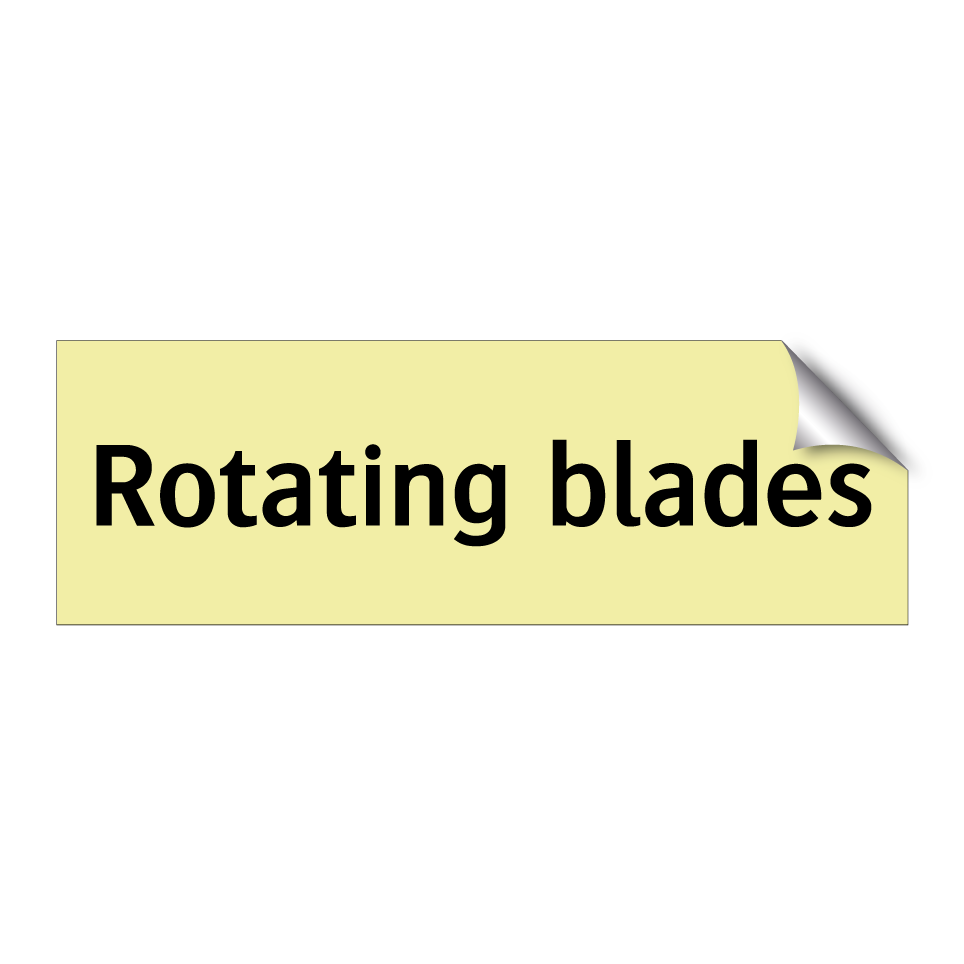Rotating blades
