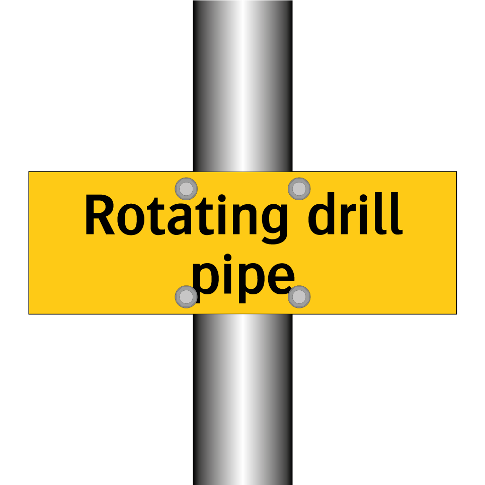 Rotating drill pipe