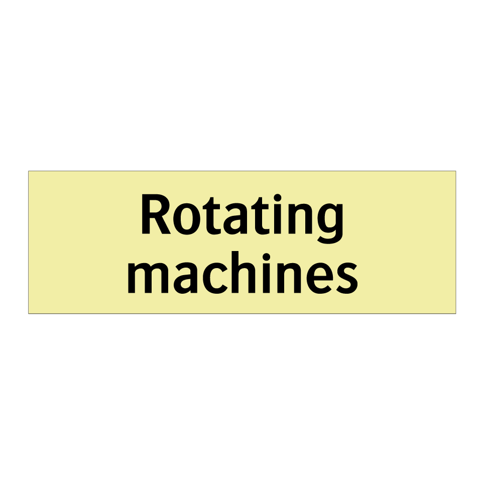 Rotating machines