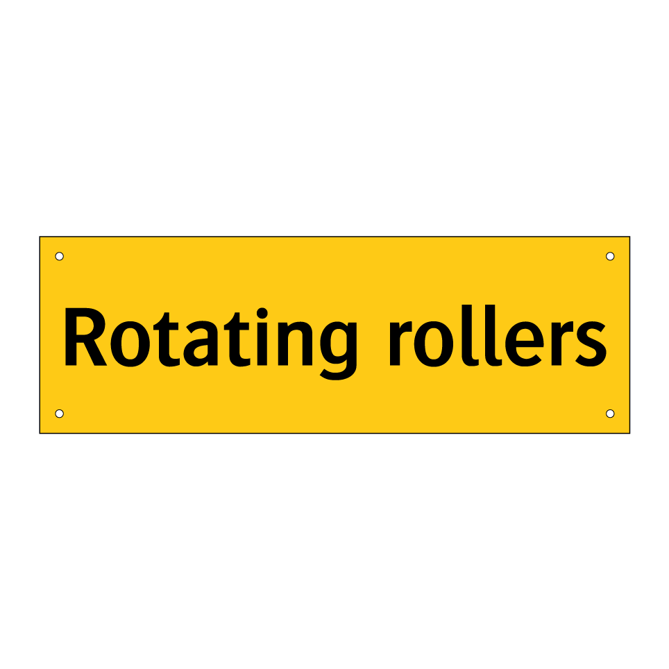 Rotating rollers