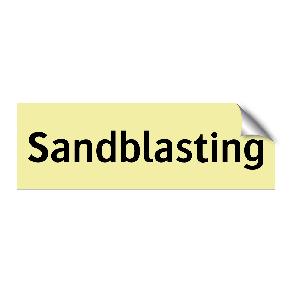 Sandblasting