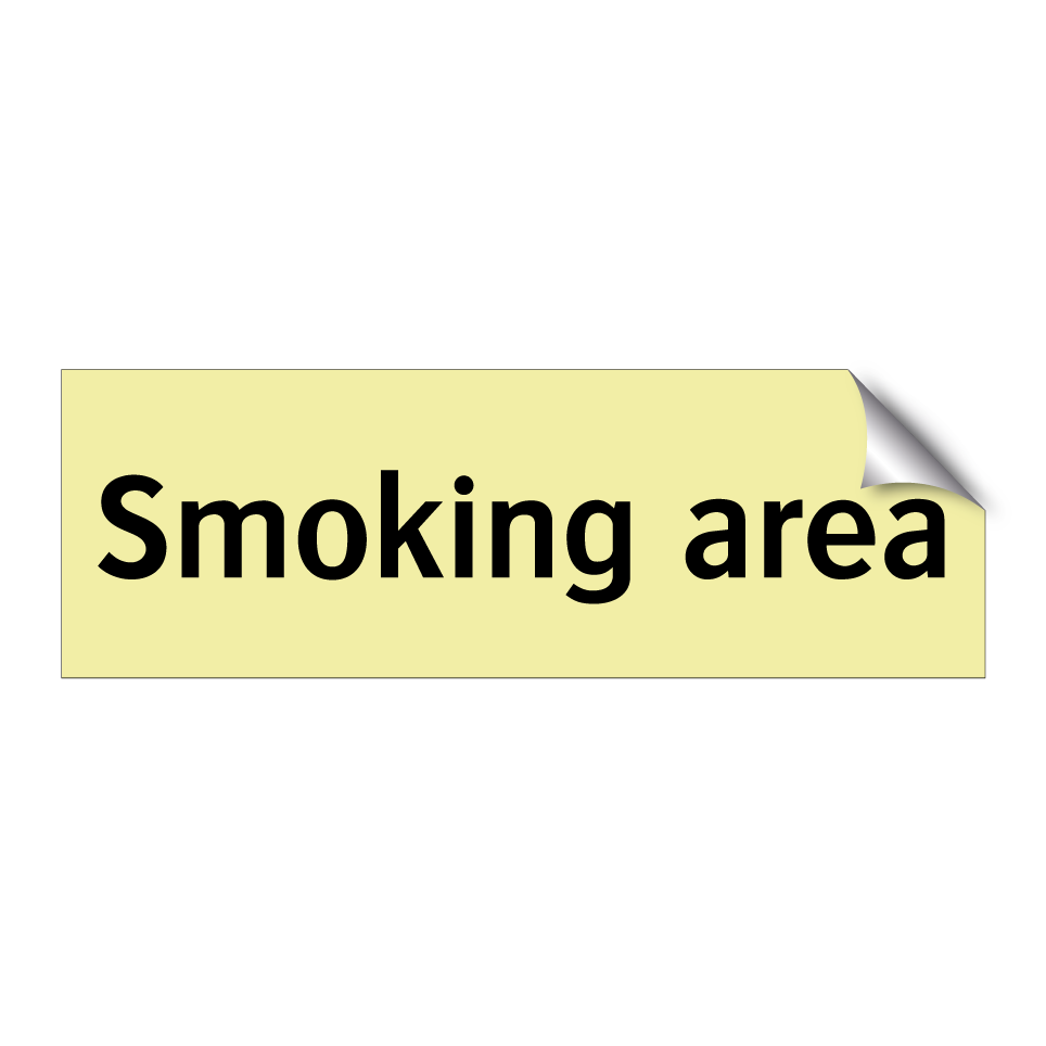 Smoking area