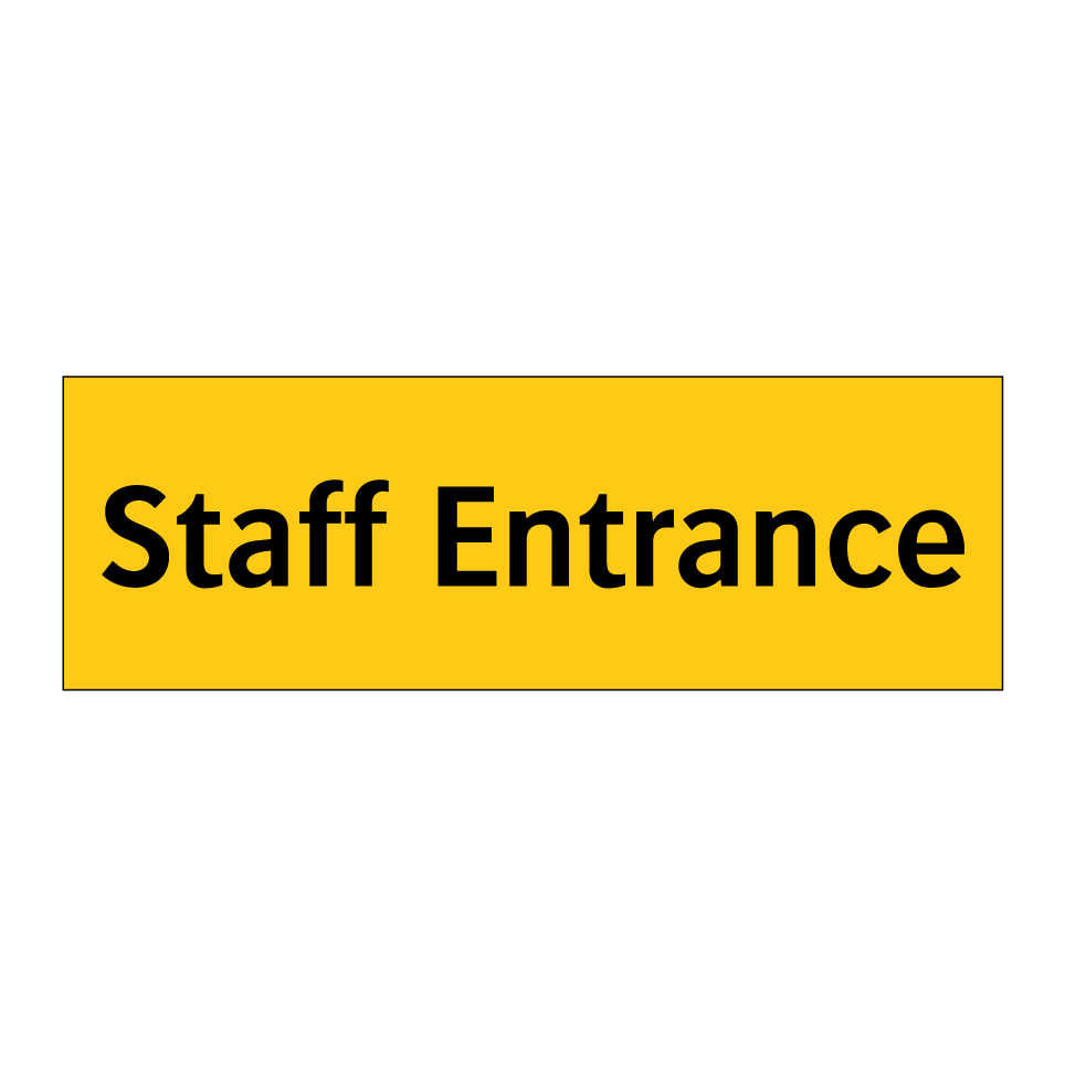 Staff Entrance