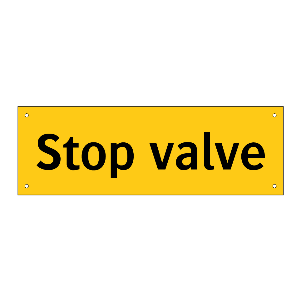 Stop valve