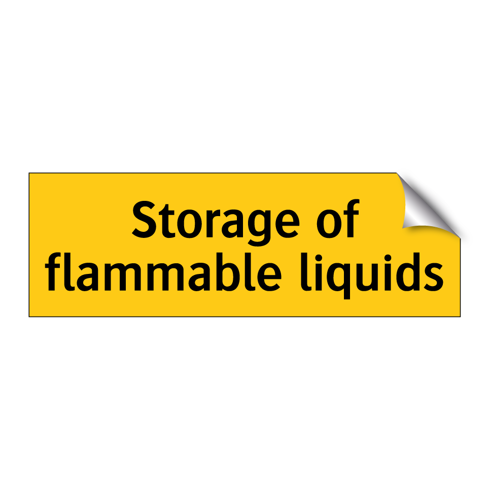 Storage of flammable liquids
