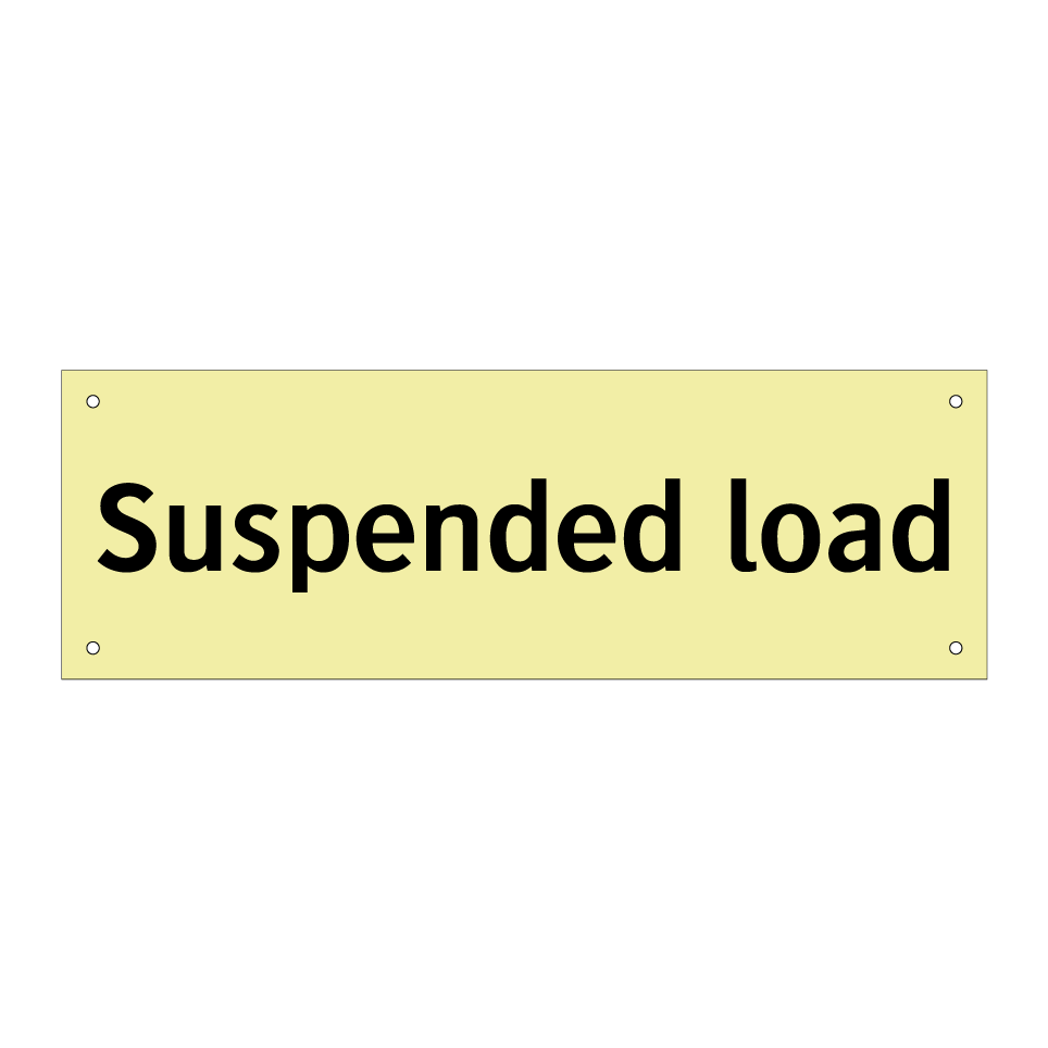 Suspended load