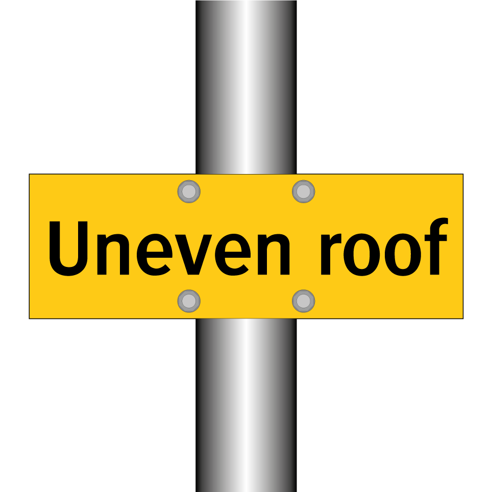 Uneven roof