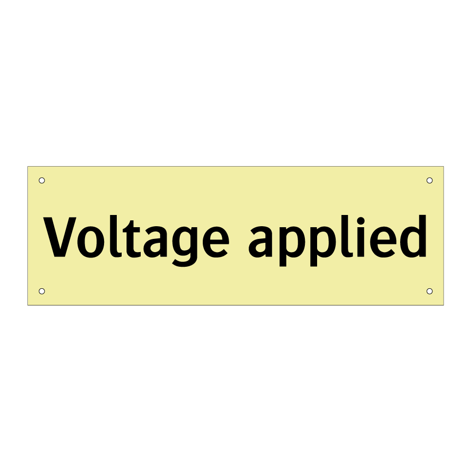 Voltage applied