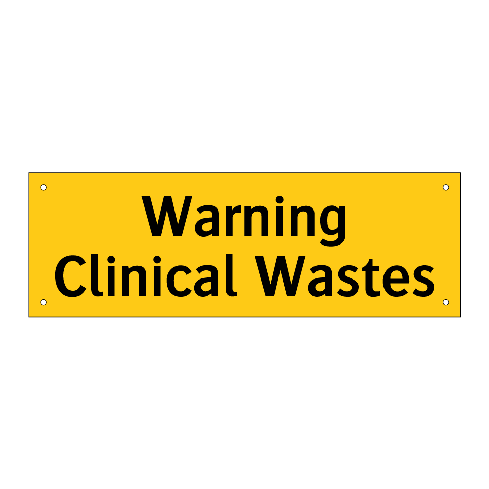 Warning Clinical Wastes