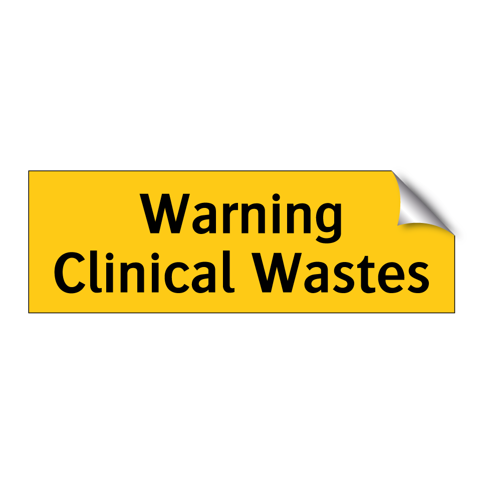 Warning Clinical Wastes