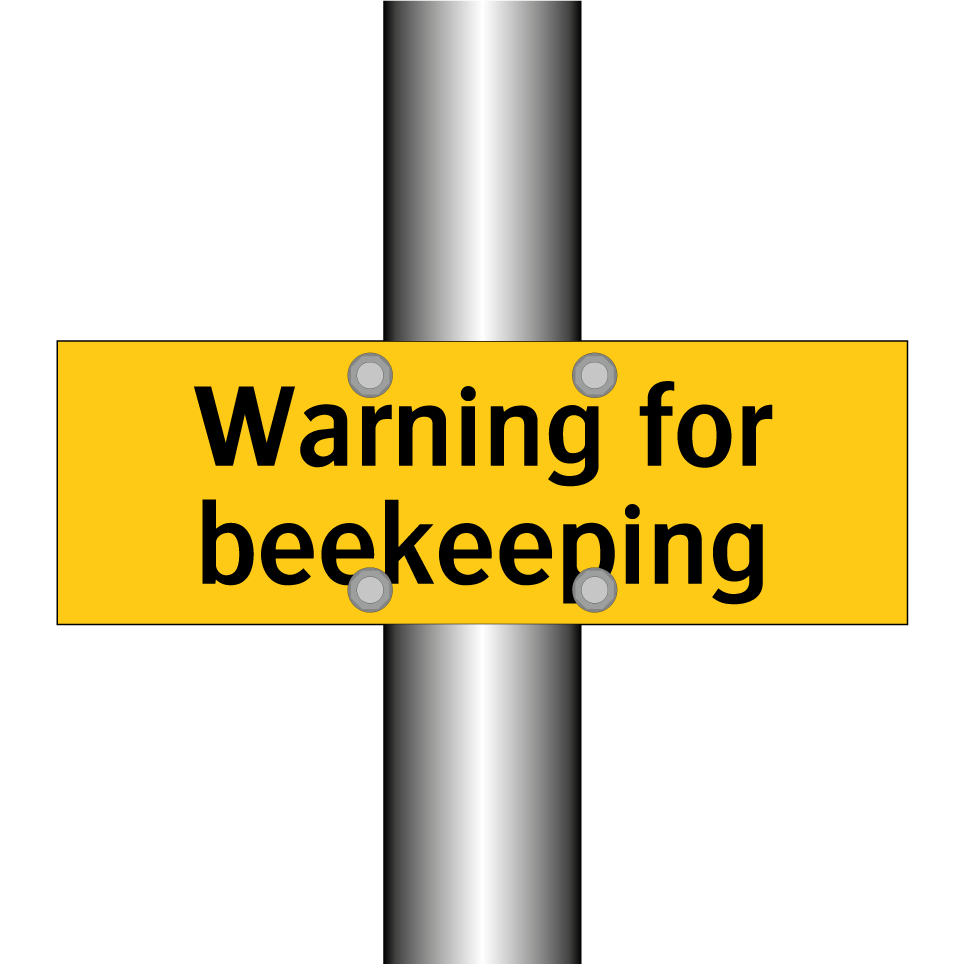 Warning for beekeeping