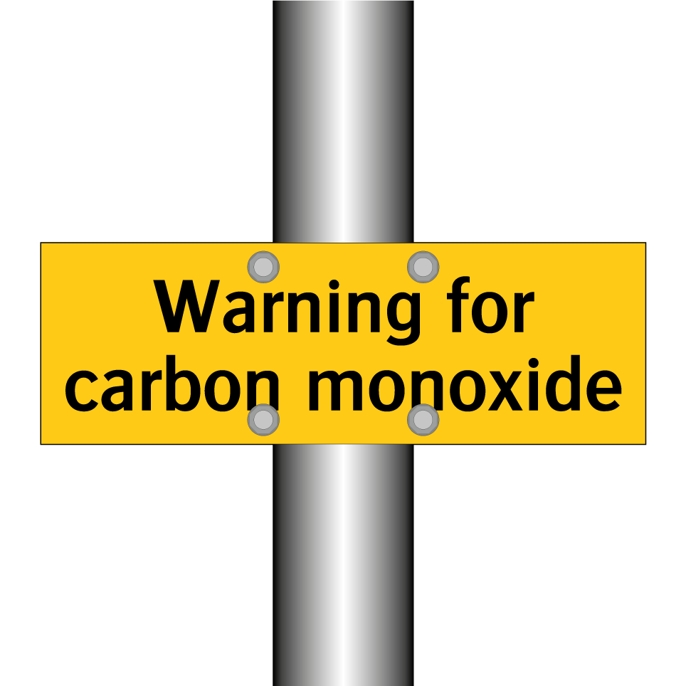 Warning for carbon monoxide