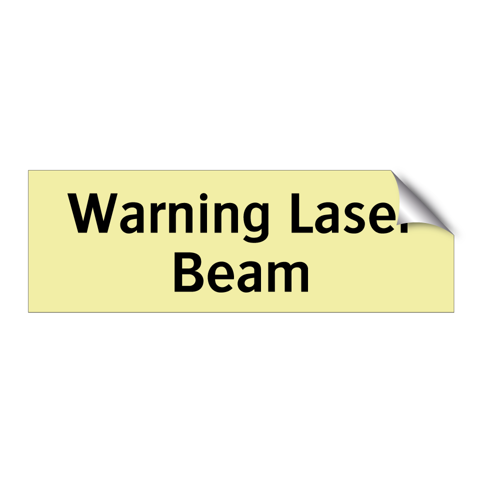 Warning Laser Beam
