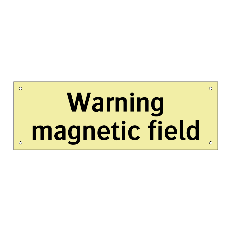 Warning magnetic field