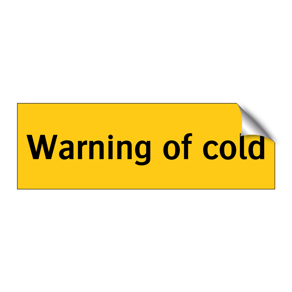 Warning of cold