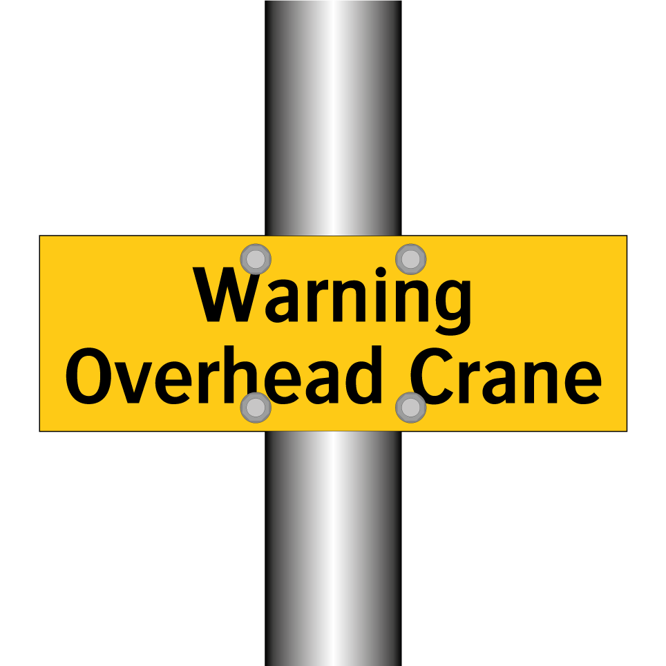 Warning Overhead Crane