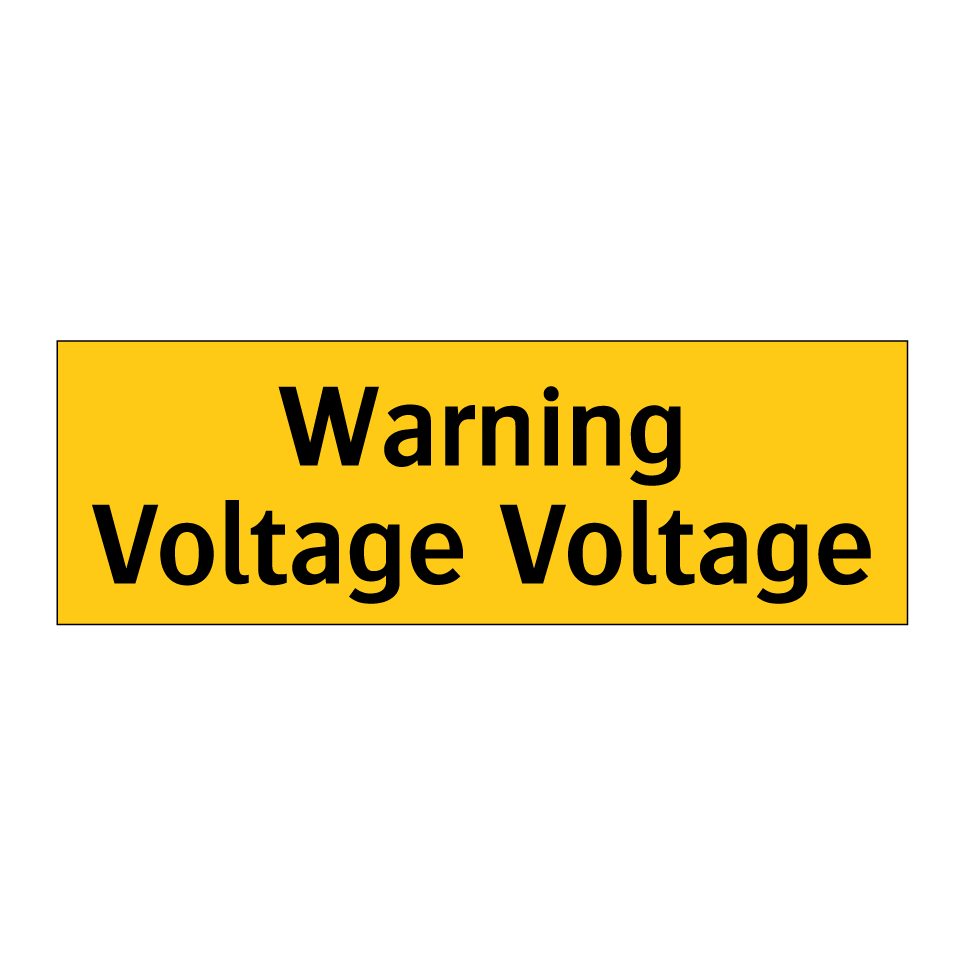 Warning Voltage Voltage