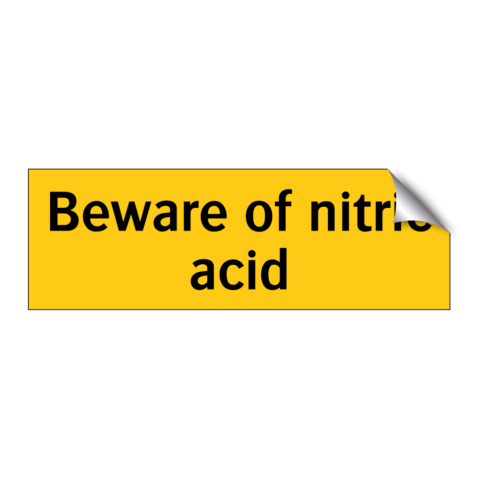 Beware of nitric acid