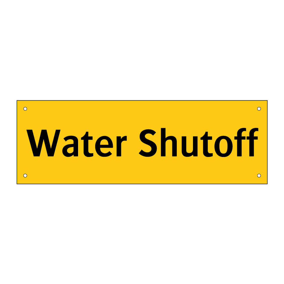 Water Shutoff