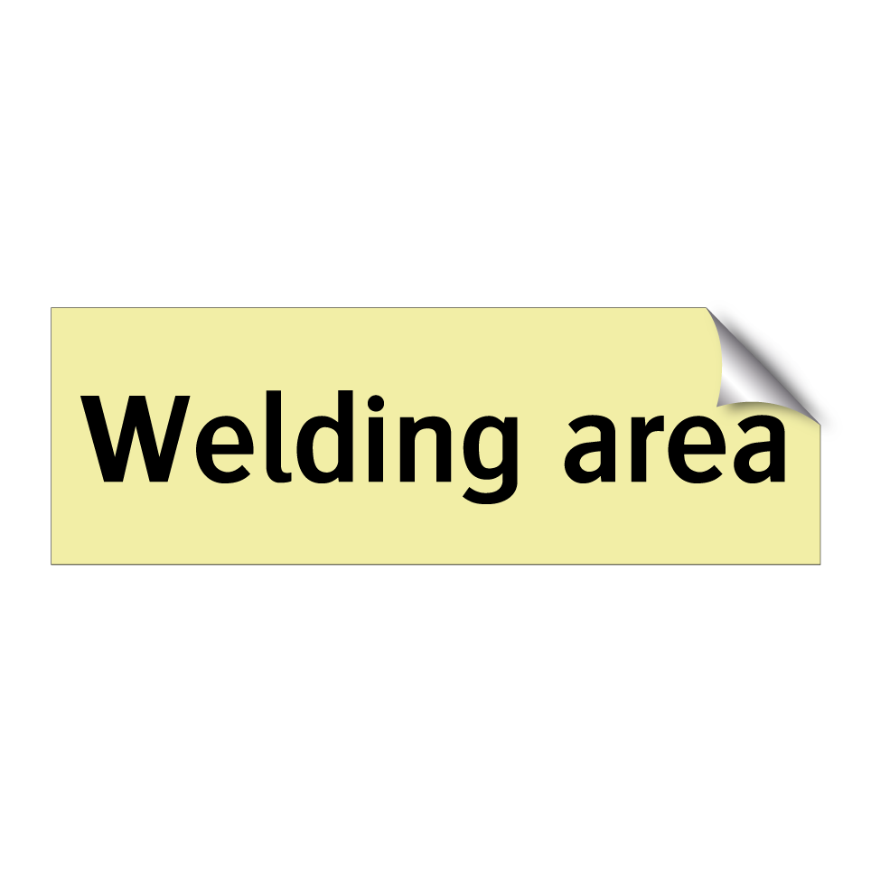 Welding area