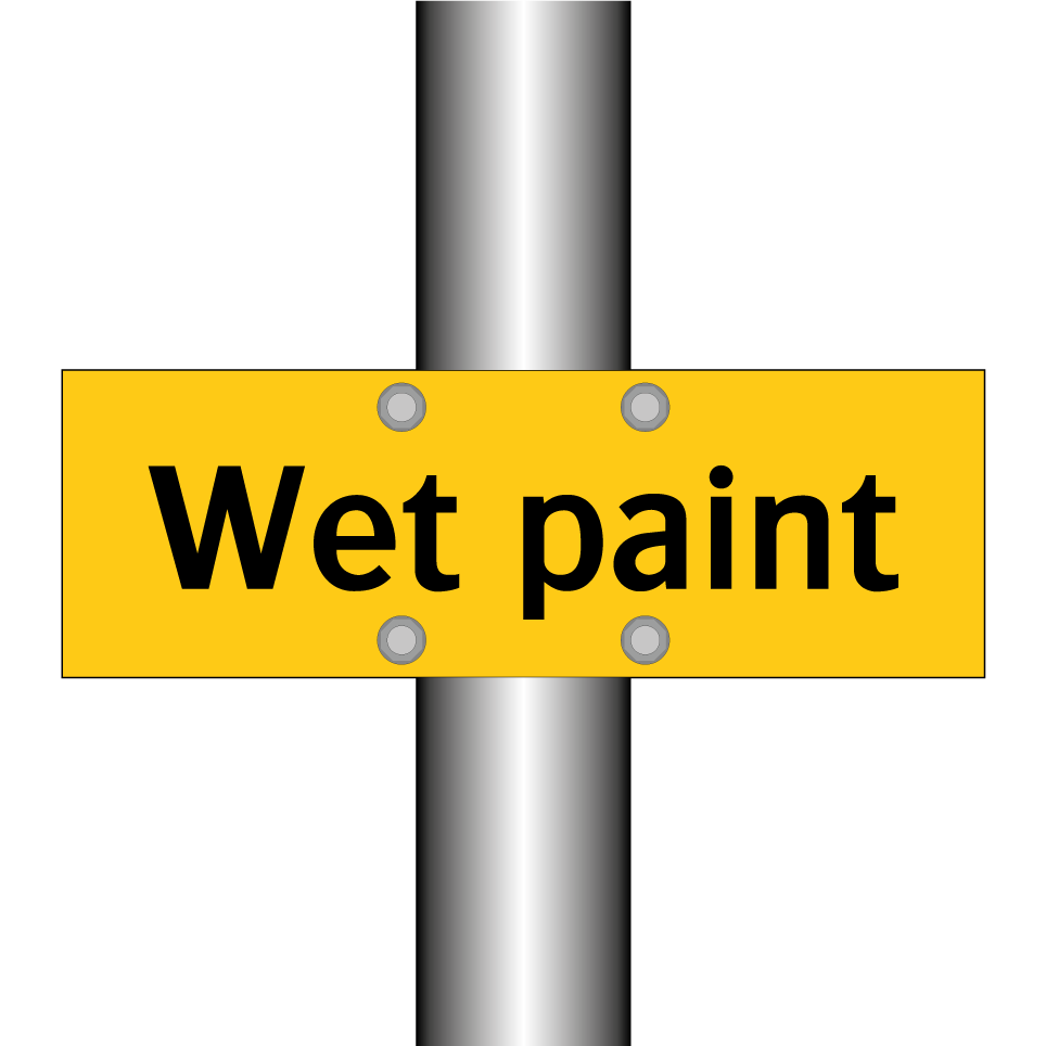 Wet paint