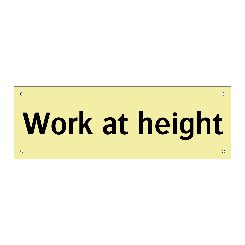 Work at height