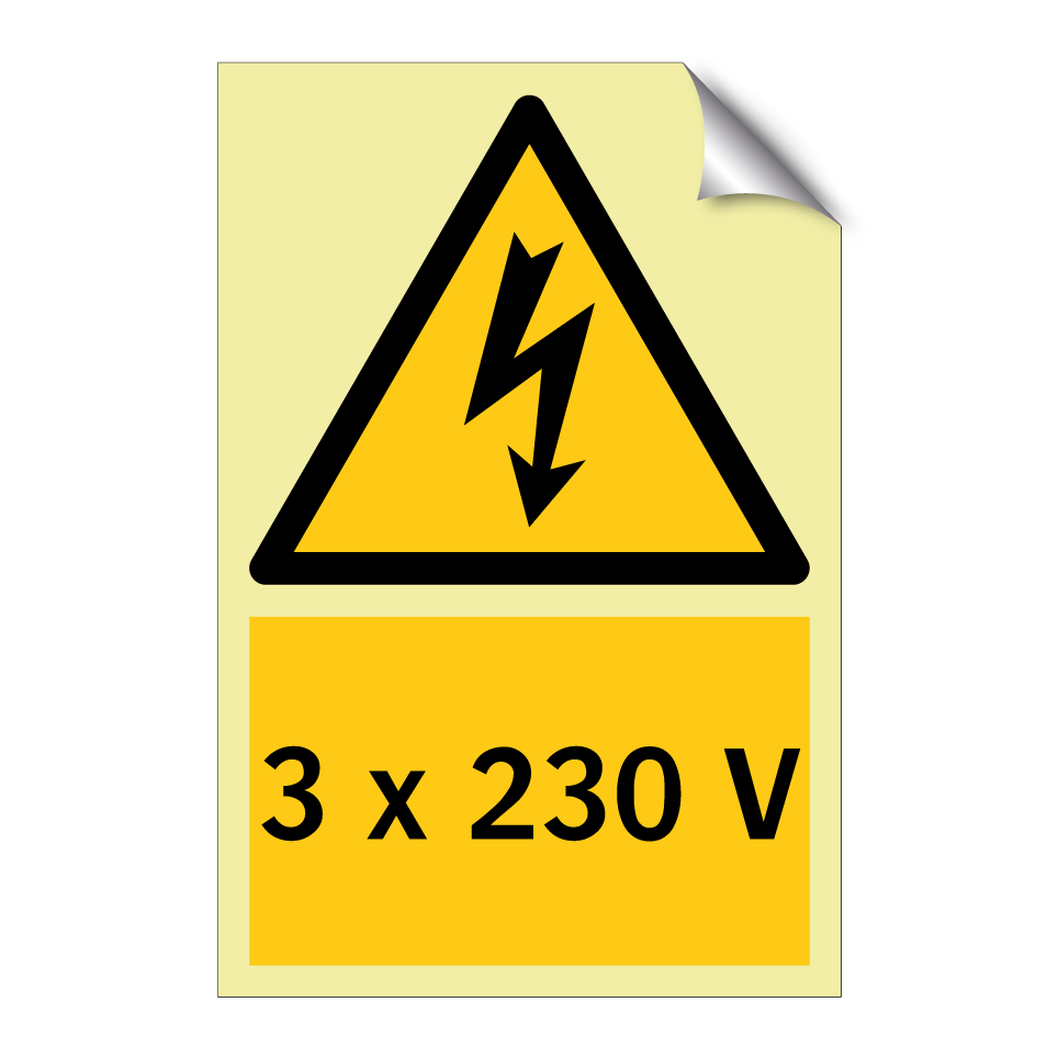 3 x 230 V