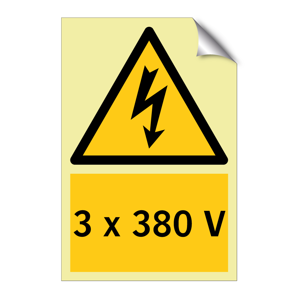 3 x 380 V