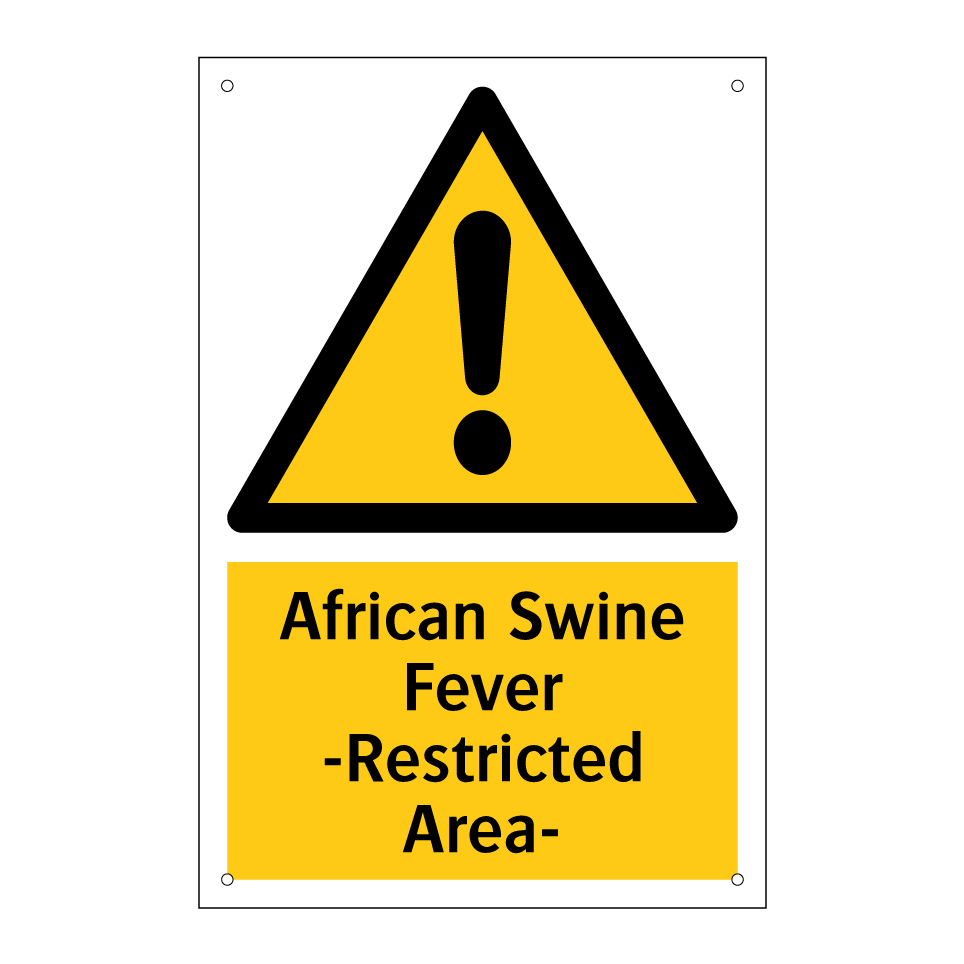 African Swine Fever -Restricted Area-