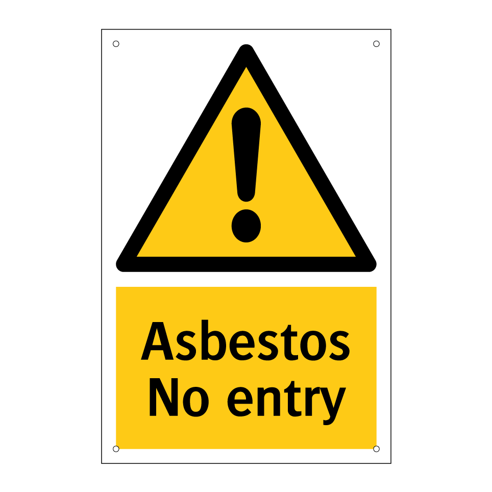 Asbestos No entry