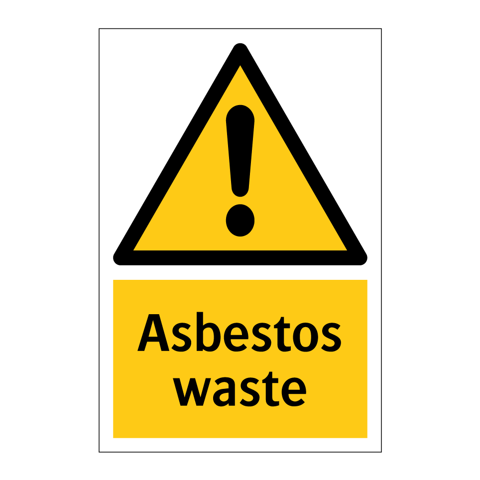 Asbestos waste