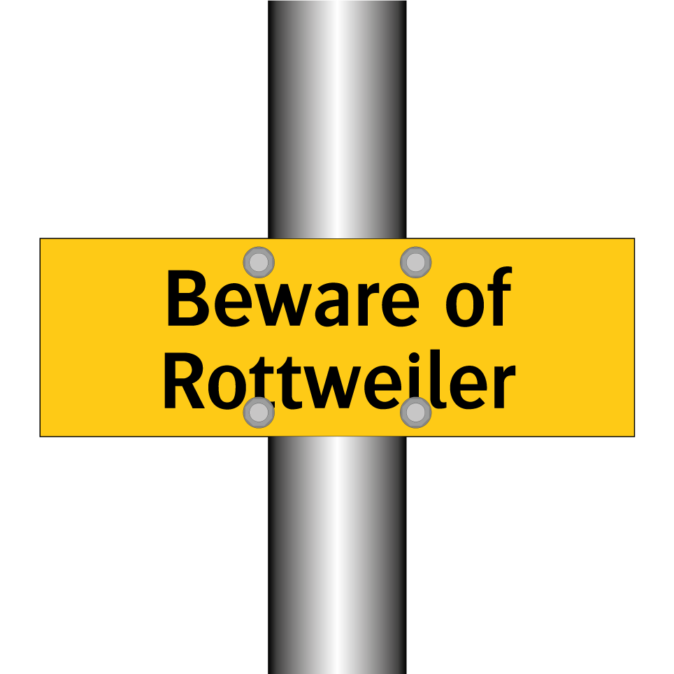 Beware of Rottweiler