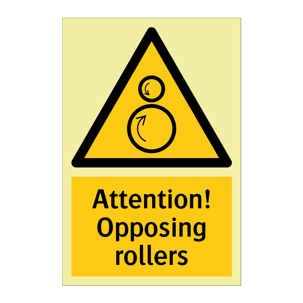 Attention! Opposing rollers