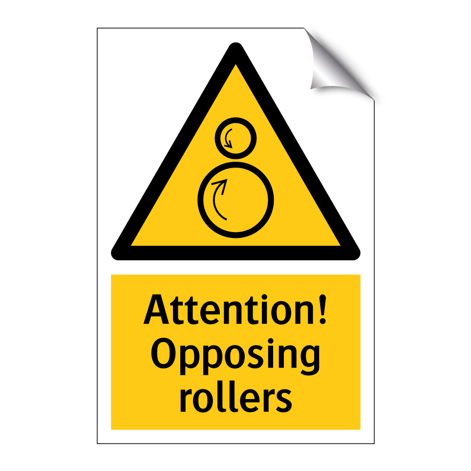 Attention! Opposing rollers