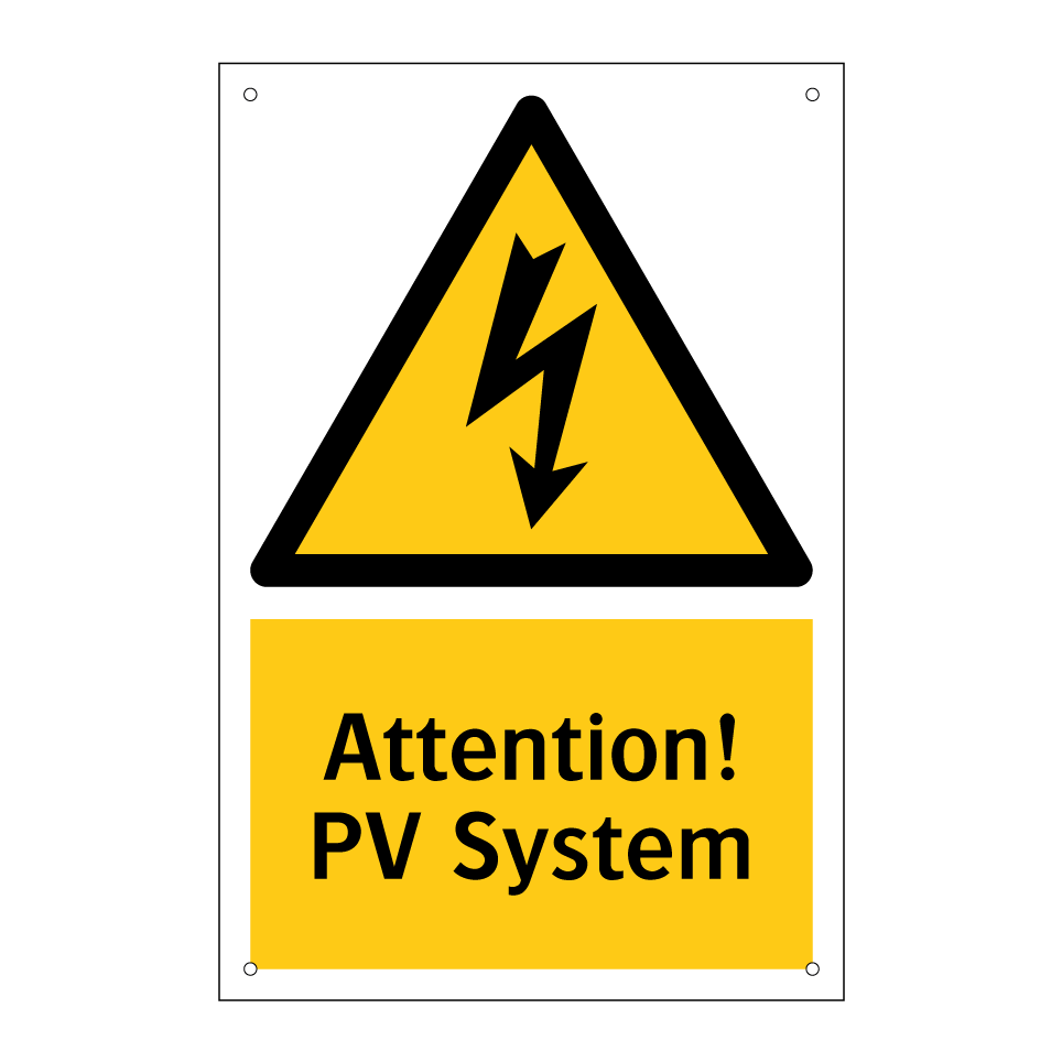 Attention! PV System