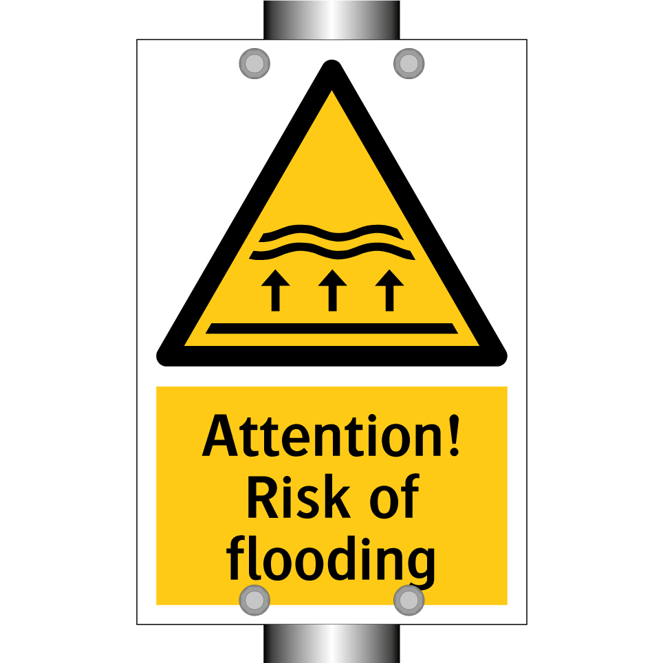 Attention! Risk of flooding