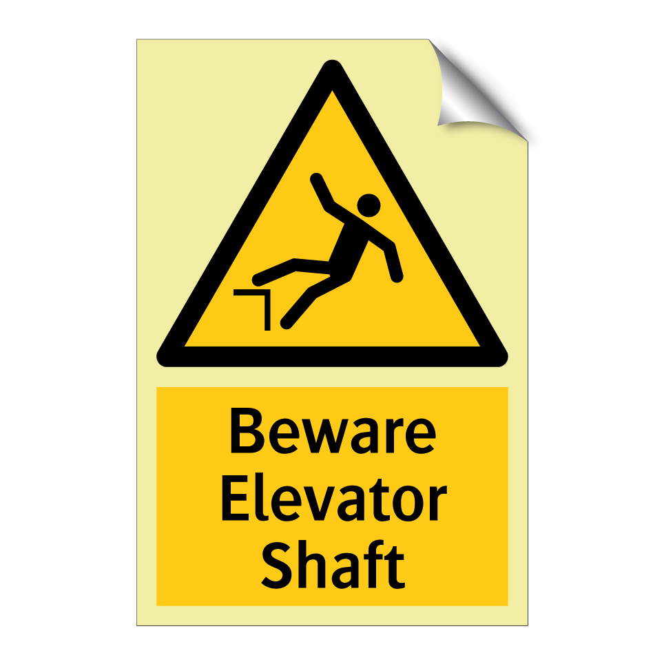 Beware Elevator Shaft