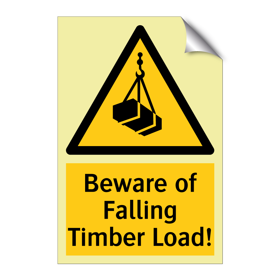 Beware of Falling Timber Load!