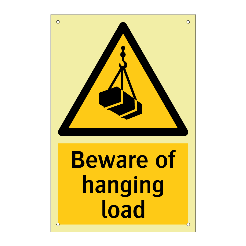 Beware of hanging load