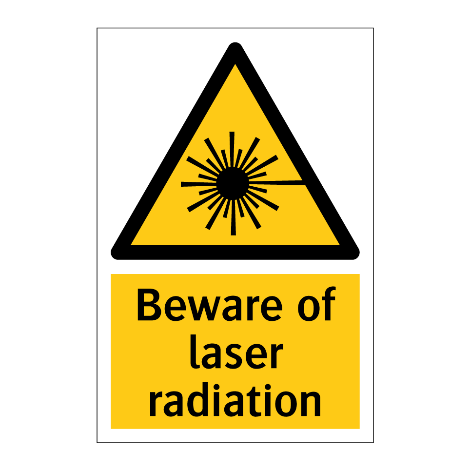 Beware of laser radiation